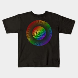 Circled Optical Illusion - #10 Kids T-Shirt